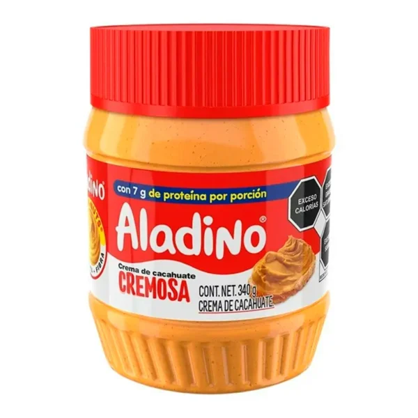 CREMA DE CACAHUATE ALADINO 340G