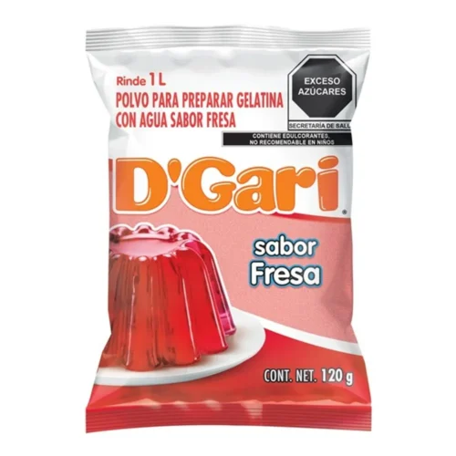 D GARI FRESA GELATINA P AGUA