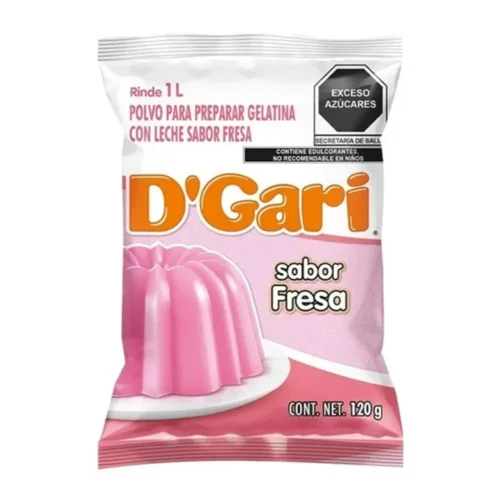 D GARI FRESA LECHE GELATINA