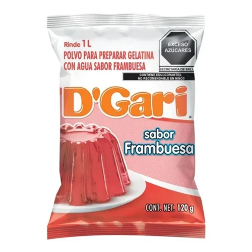 D GARI FRAMBUESA GELATINA P AGUA