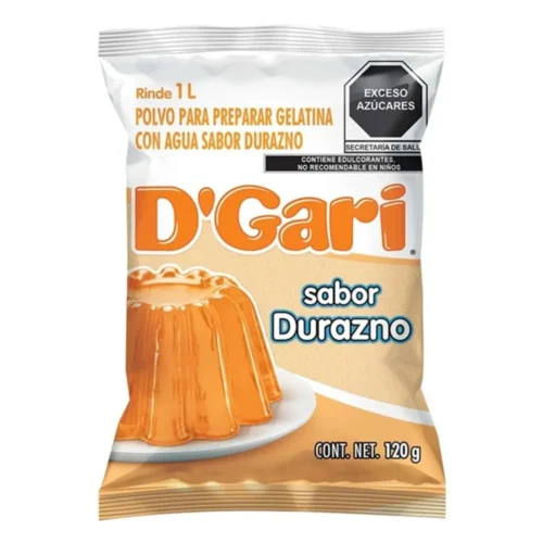 D GARI DURAZNO GELATINA P AGUA