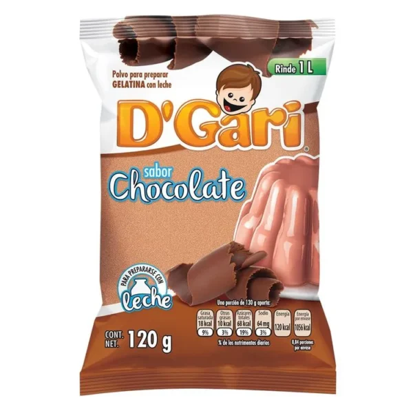 D GARI CHOCOLATE GELATINA P LECHE