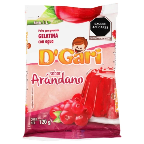 D GARI ARANDANO GELATINA P AGUA