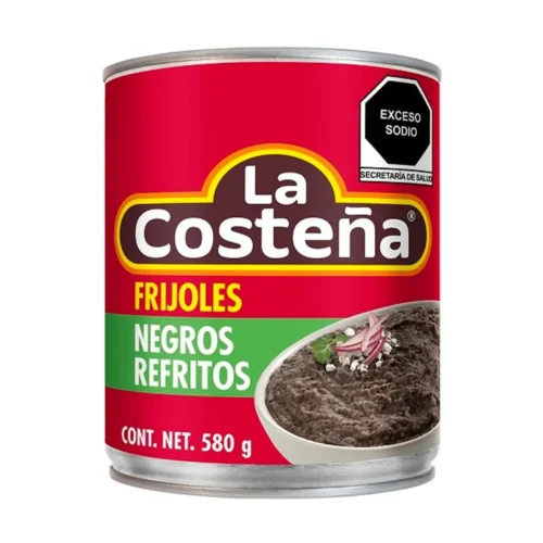 FRIJOLES NEGROS REFRITOS 580G LA COSTEÑA