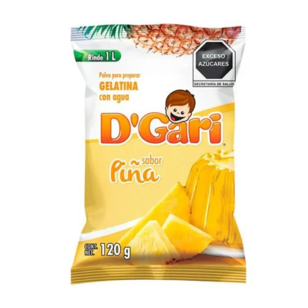 D GARI PIÑA GELATINA P AGUA