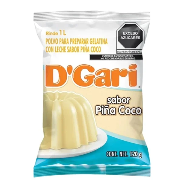 D GARI NUEZ GELATINA P LECHE