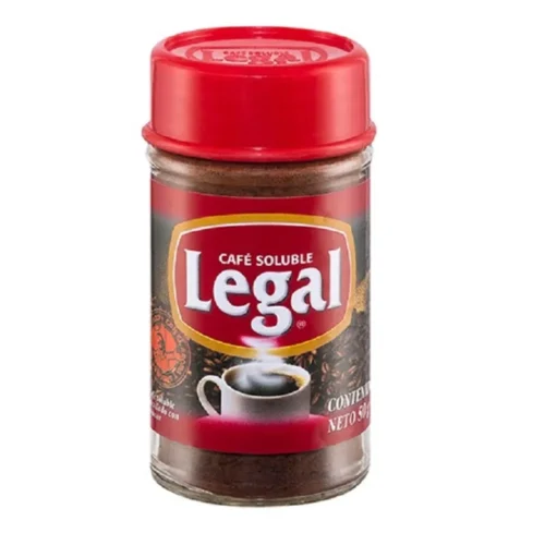 FRASCO DE CAFE SOLUBLE LEGAL 50G