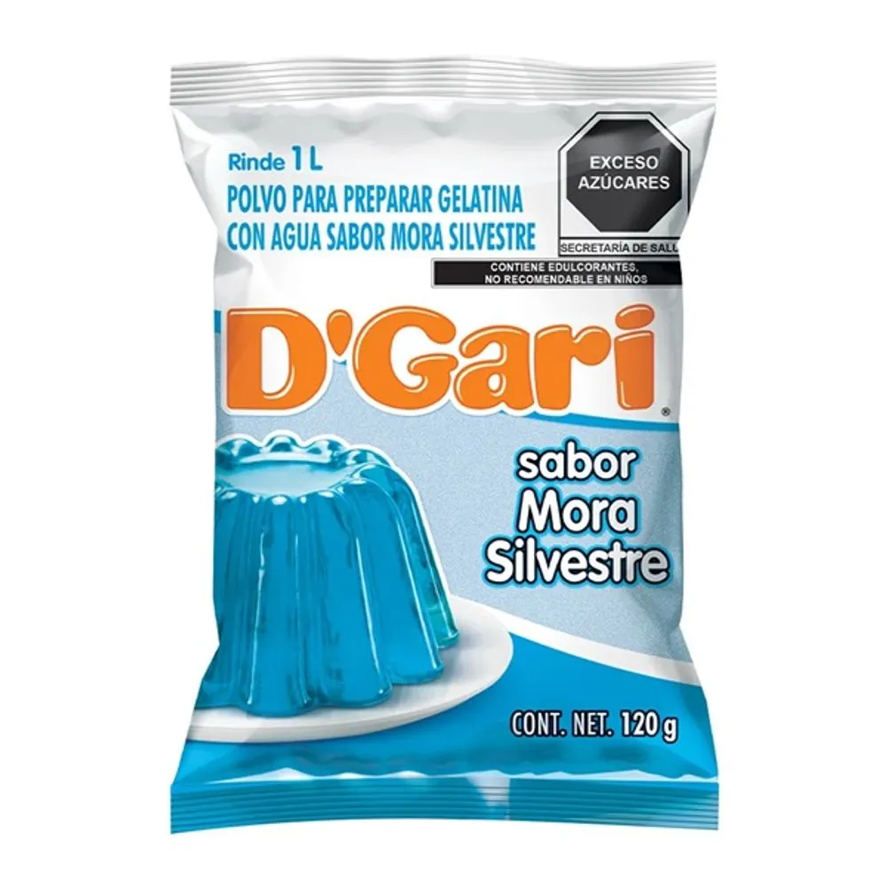 D GARI MORA SILVESTRE GELATINA P AGUA