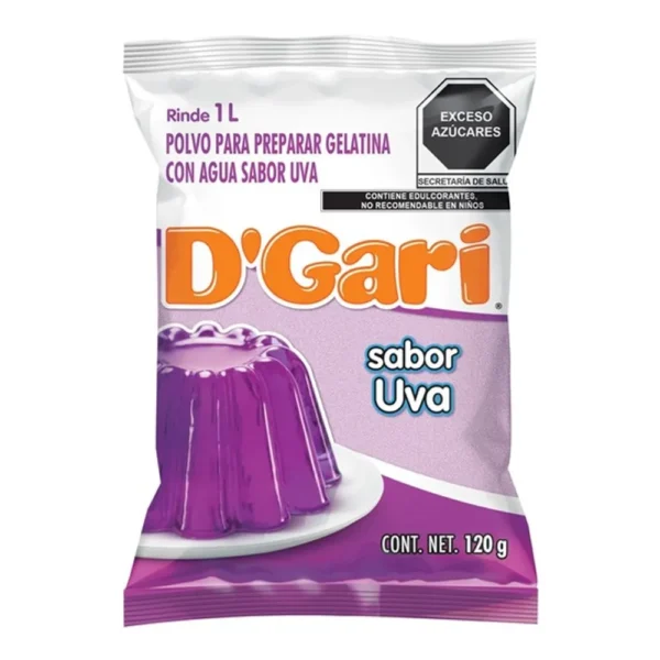 D GARI UVA GELATINA P AGUA