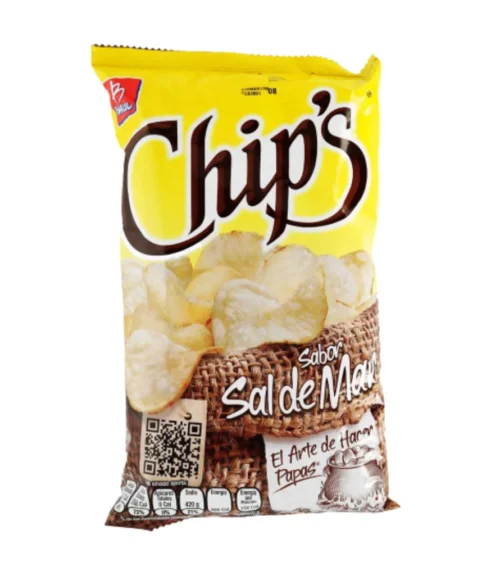 CHIPS SAL DE MAR GRANDE 170GR