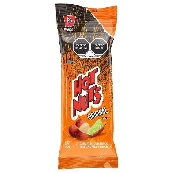 CACAHUATES HOT NUTS MULTINTENSO 50G
