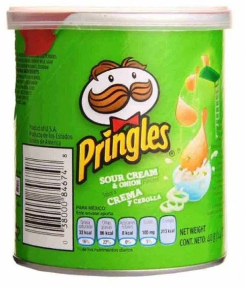 PRINGLES CREMA Y CEBOLLA 40G
